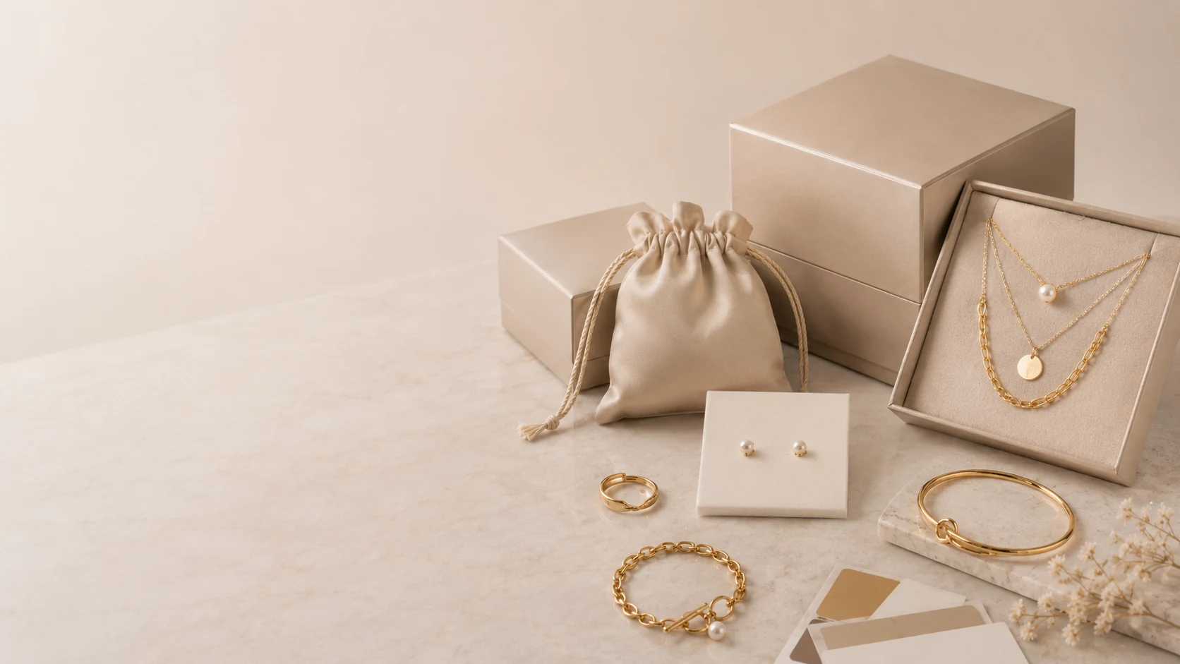 China jewelry factory project with private label jewelry packaging