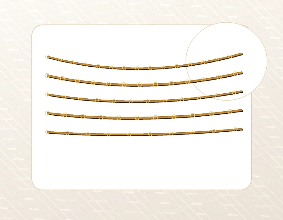 Custom chain necklaces with cable, figaro, snake, box, paperclip and rope chain styles