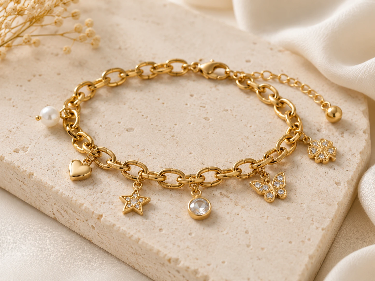 custom charm bracelets for private label jewelry collections