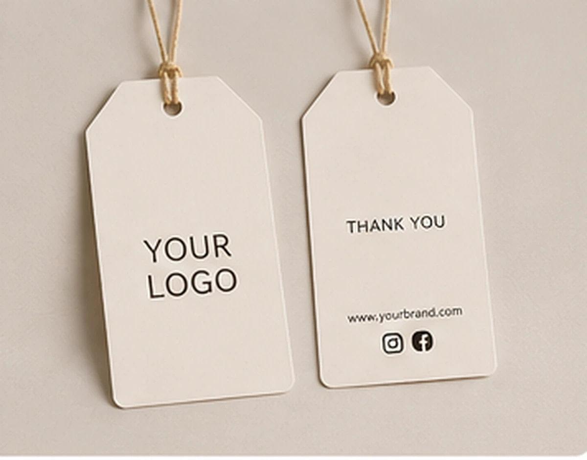 custom hang tags and labels for earrings packaging