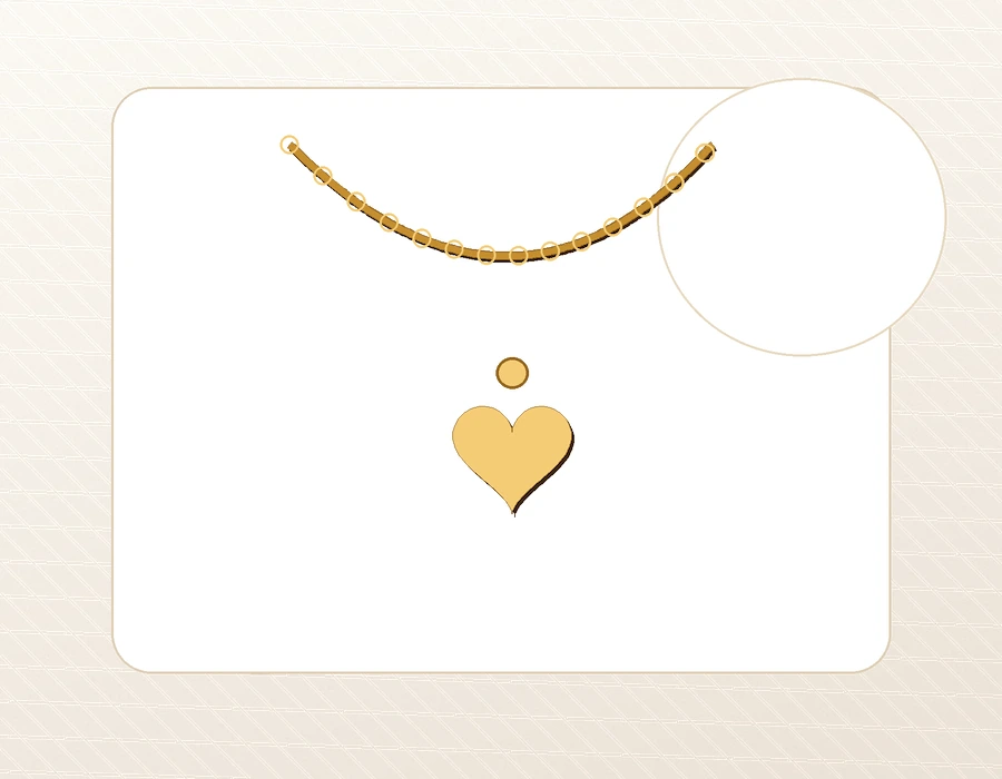 Custom pendant necklace manufacturing with heart, coin, charm and symbol pendant options