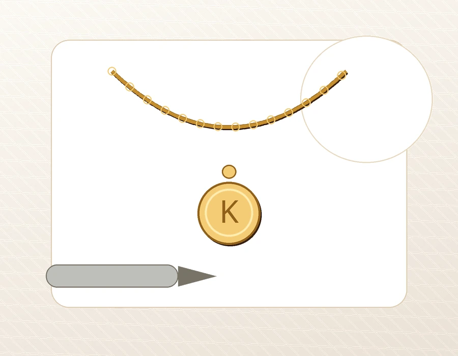 Wholesale custom engraved necklace manufacturer for nameplate and logo engraving designs