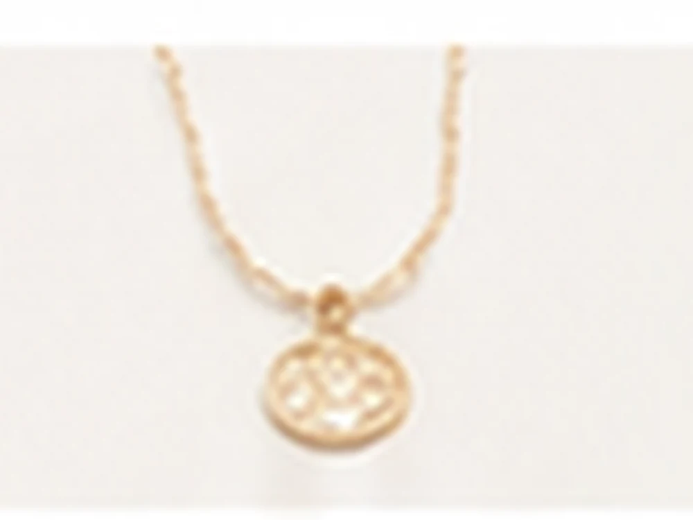 Gold Plated Minimalist Pendant Necklace