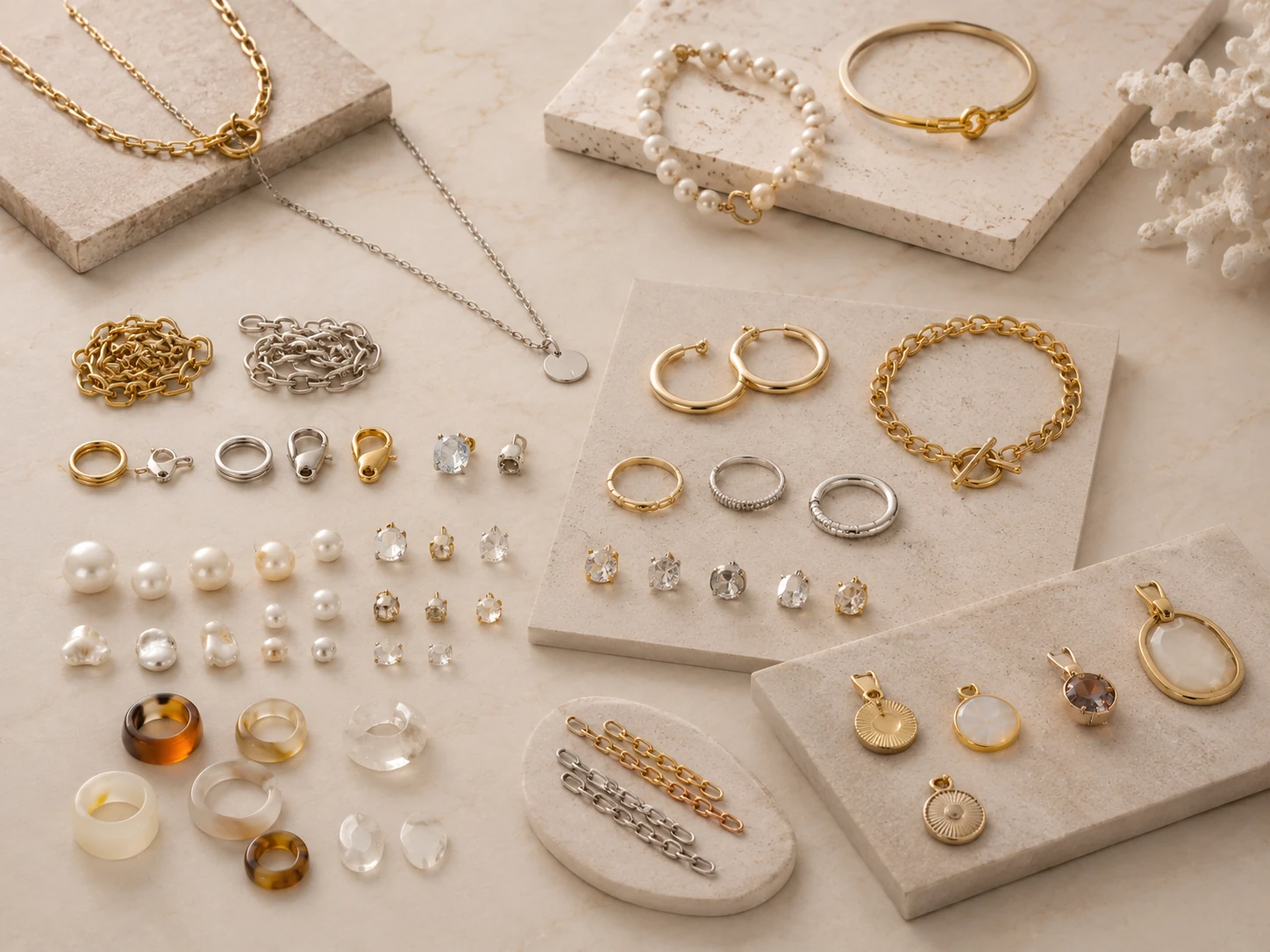 Jewelry materials and components