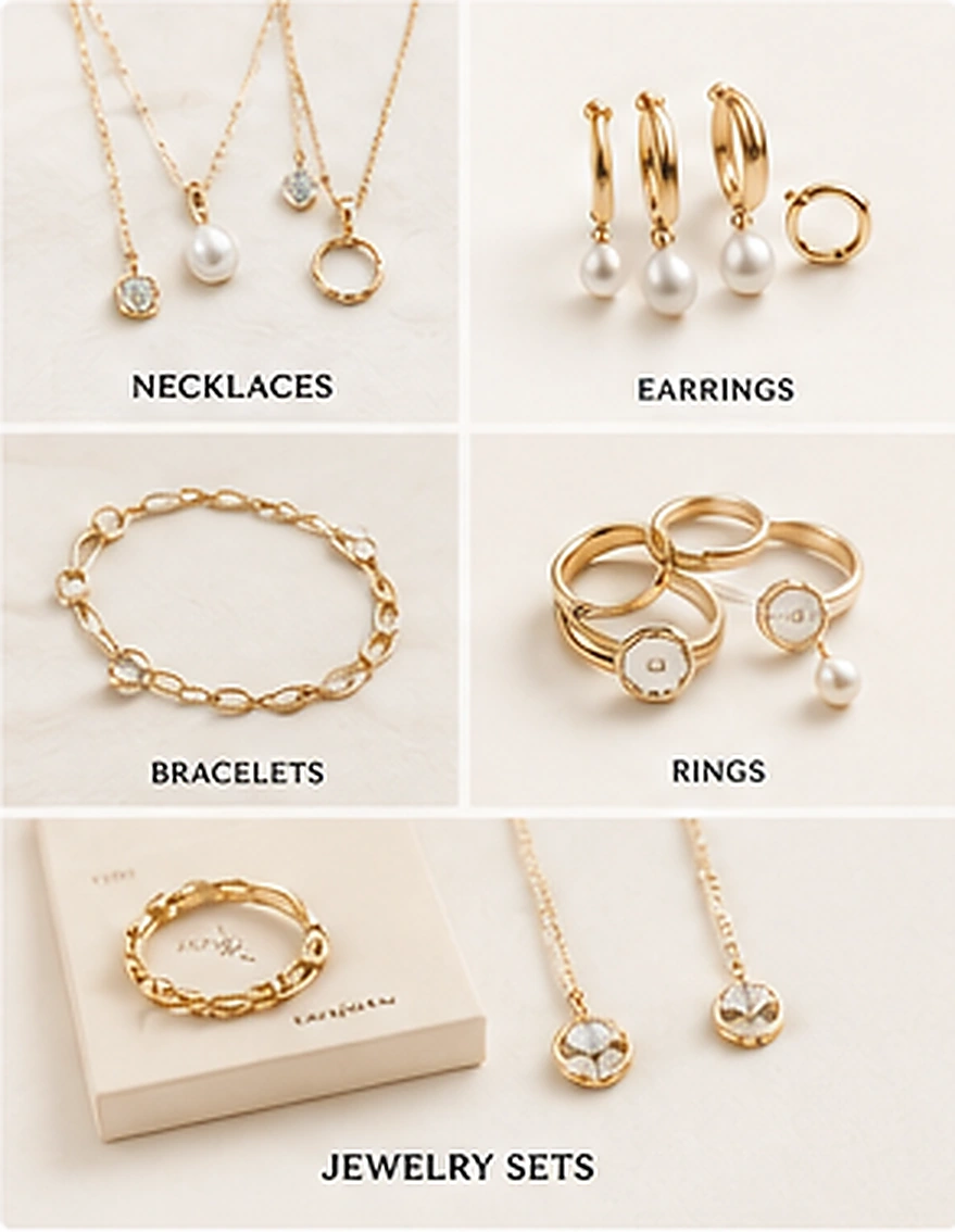 low MOQ custom jewelry categories for small brands