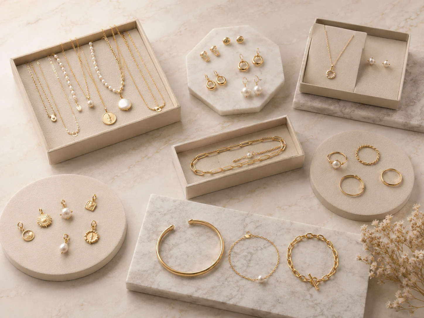 Low MOQ jewelry production samples for small brands
