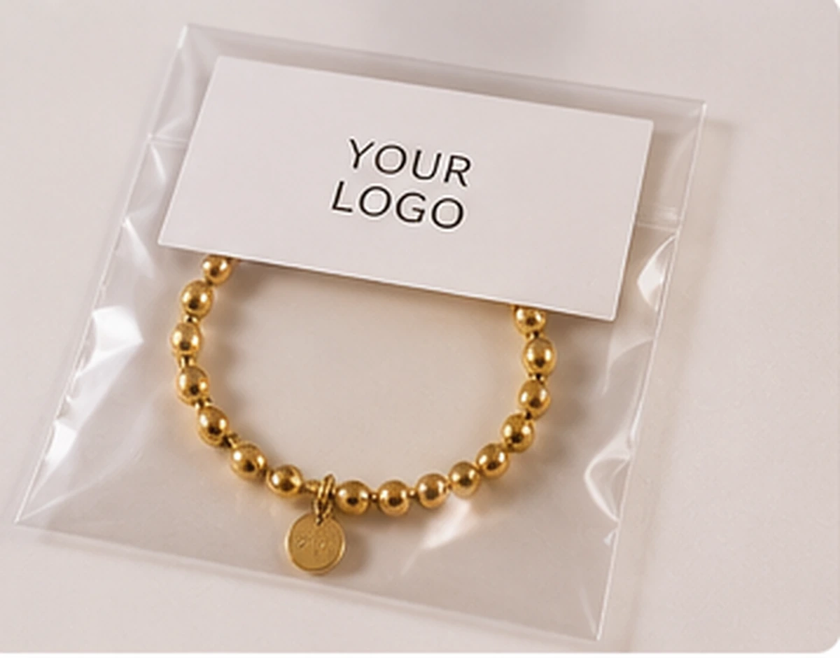 OPP bag packaging for custom earrings orders
