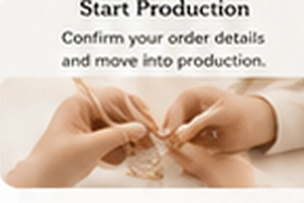 Start Production for private label jewelry