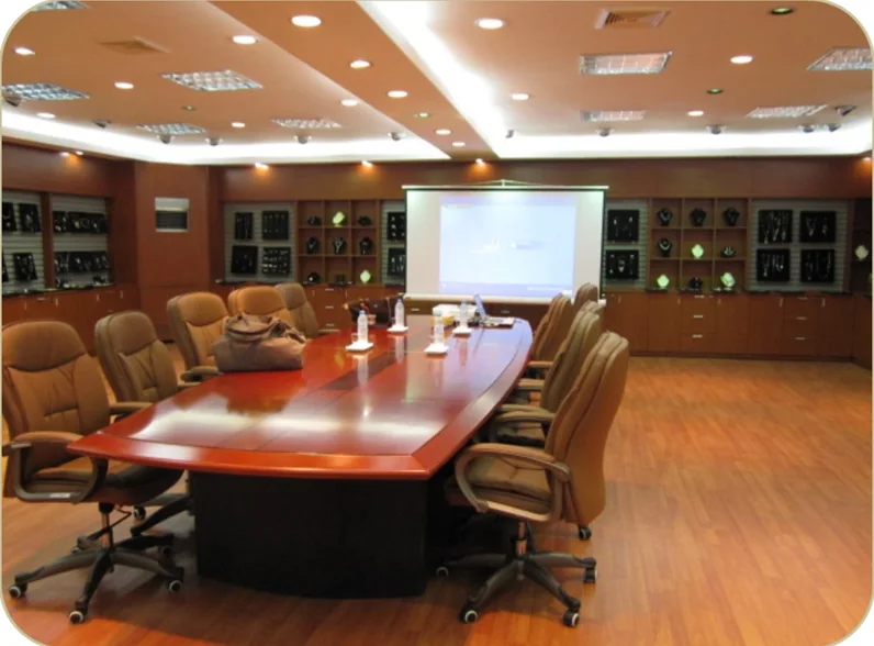 Jewelry showroom meeting and sample review room