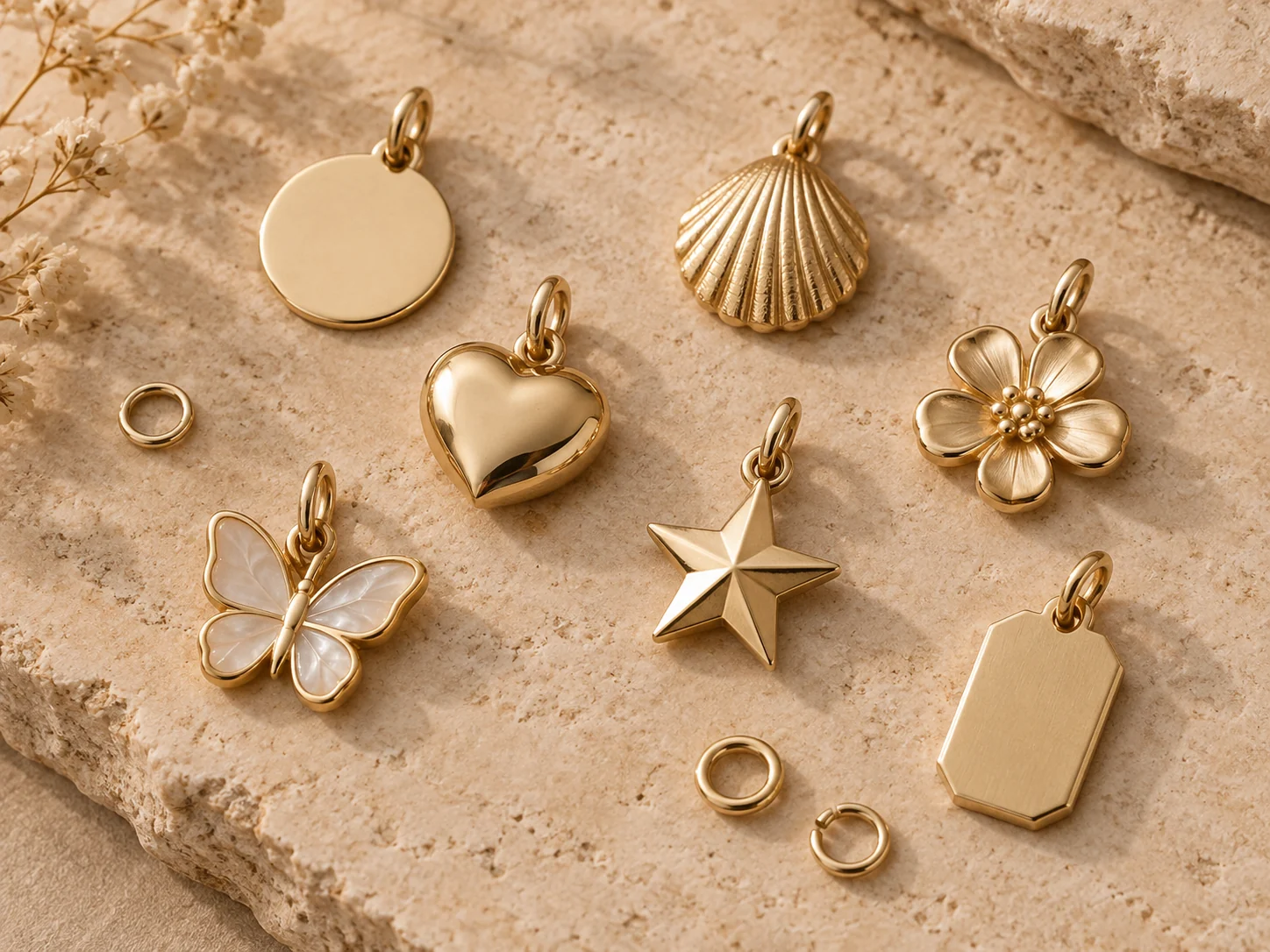 Custom jewelry charm samples for brand manufacturing