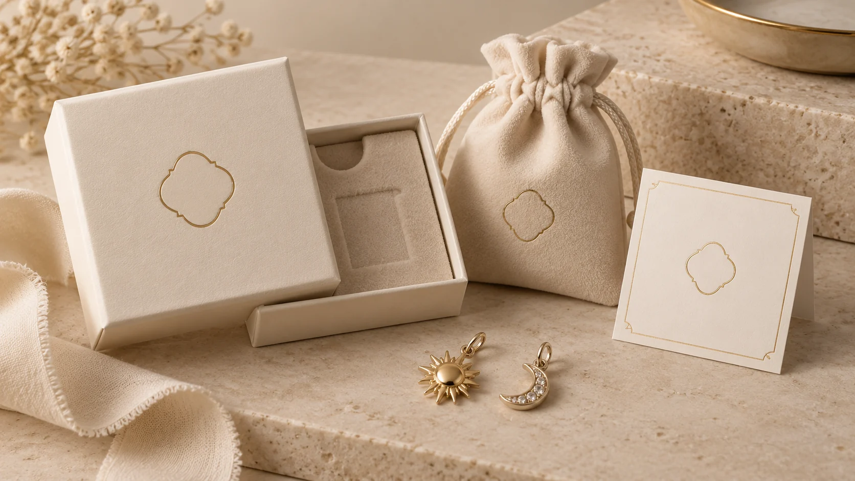 Private-label packaging options for custom jewelry charms